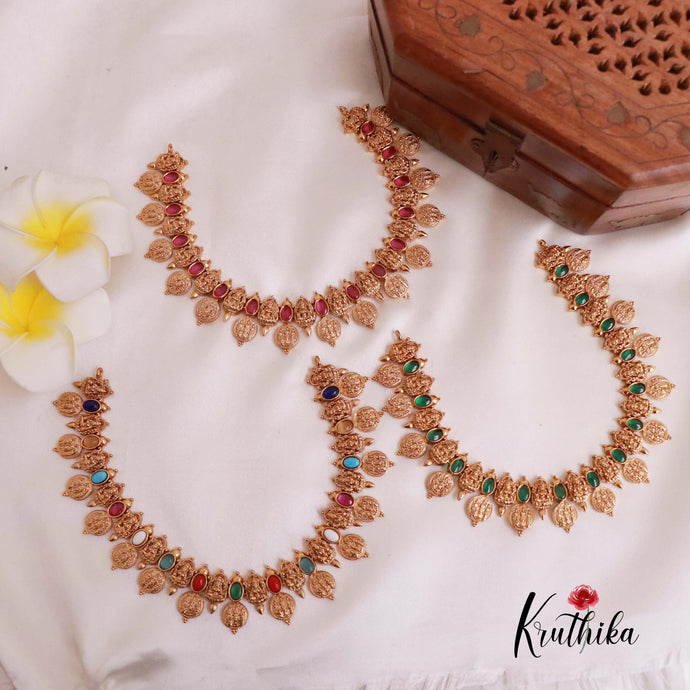 Pretty Temple Design Necklace NC1840 (Available in 3 Colours)