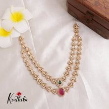 Trendy Two Layer AD Necklace NC1895 (Available in 3 Colours)