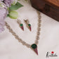 Trendy Leaf Motifs AD Victorian Necklace NC2765 (Available In 5 Colors)