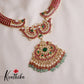 Classic Antique Jadau Peacock Pendant Necklace NC2200