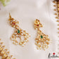 Elegant Teardrop Motifs Guttapoosalu Necklace With Pearl Drops NC3216