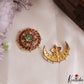 Trendy Pearl Border Floral Motifs Chandra Surya Kemp Hair Ornaments J425