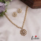 Eleagnt Floral Motifs AD Necklace NC2724 (Available In 3 Colors)