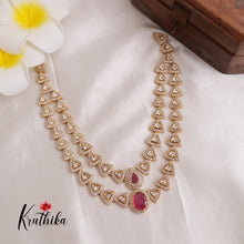 Trendy Two Layer AD Necklace NC1895 (Available in 3 Colours)