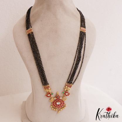 Beautiful Floral Mango Motifs Multi Strand Mangalsutra LH2065