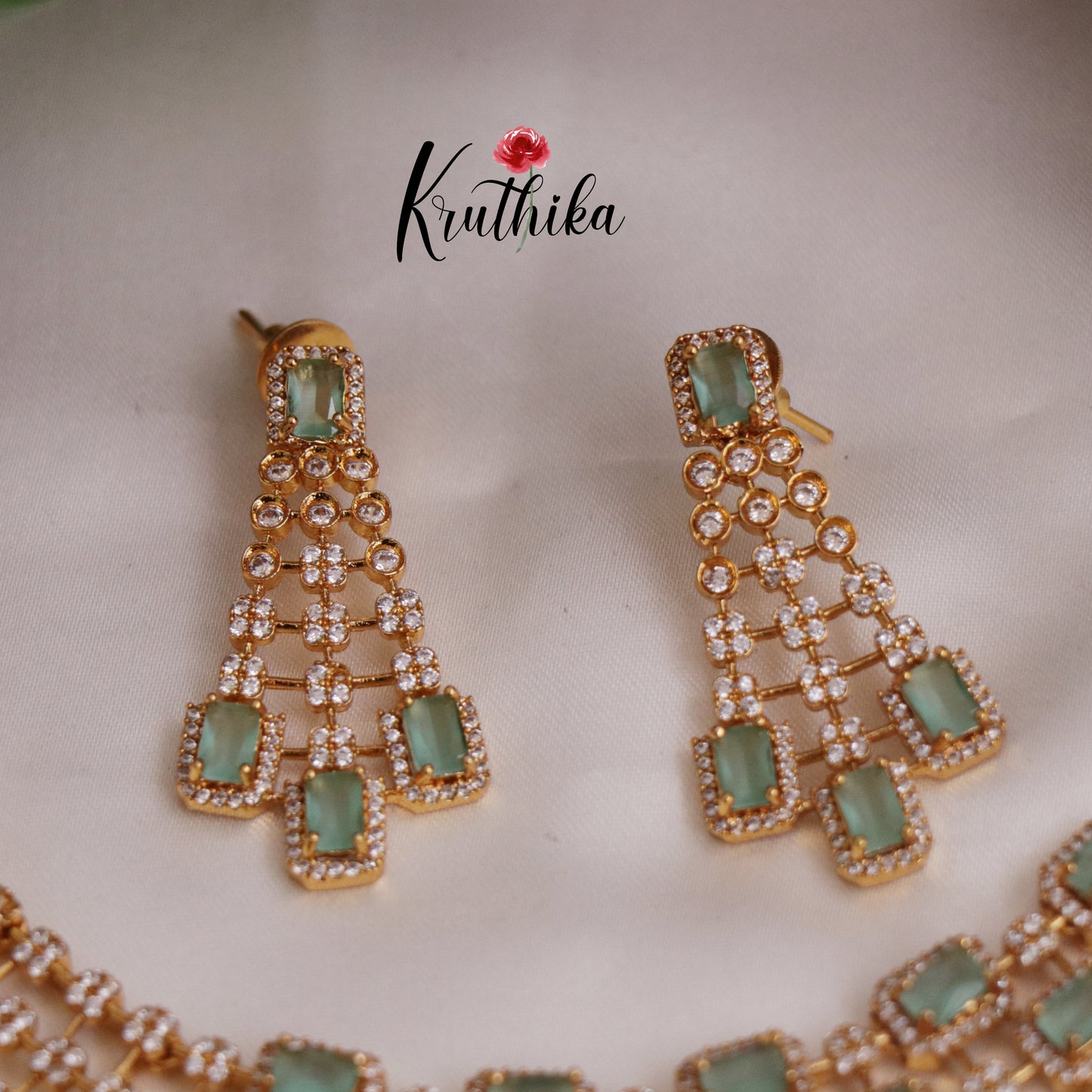 Trendy CZ Three Layer Choker NC2316 (Available in 6 Colours)