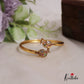 Cute parrot uncut stones Openable Kada B329