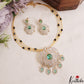 Sparkling AD Victorian Teardrop Motifs Hasli Necklace NC2942