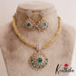 Gorgeous Floral AD Victorian Hasli Necklace NC2898
