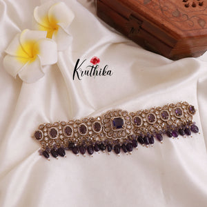 Pretty Victorian Moissanite Necklace NC1803 (Available in 5 Colours)