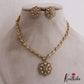 Eleagnt Floral Motifs AD Necklace NC2724 (Available In 3 Colors)
