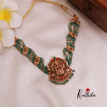 Elegant Lakshmi Green Beads Jadau choker NC2014