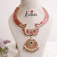 Classic Antique Jadau Peacock Pendant Necklace NC2200