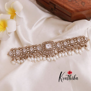 Pretty Victorian Moissanite Necklace NC1803 (Available in 5 Colours)