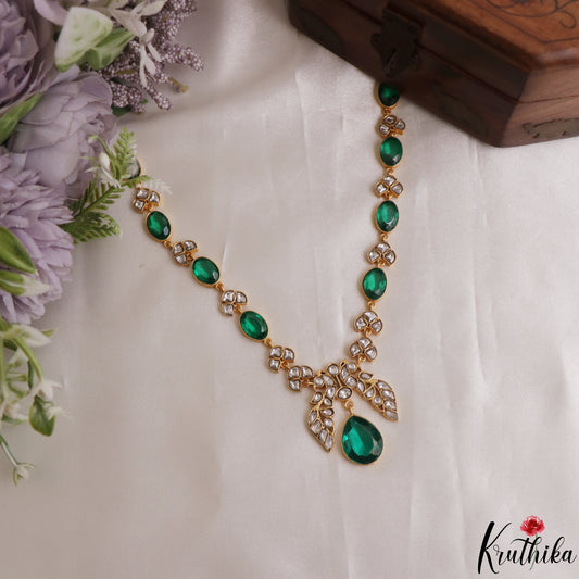 Beautiful Trendy Peacock Motifs Jadau Necklace NC2594 (Available In 2 Colors)