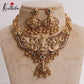 Premium Bridal Antique Temple Lakshmi Neckalce with Beads Drops NC2224 (Available in 2 Colors)