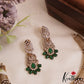 Stunning AD Floral Peacock Motifs Victorian Hasli Choker NC2812 (Available In 2 Colors)