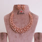 Trendy CZ/AD Flower Design Necklace NC1829 (Available in 3 colours)