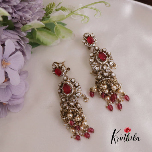 Royal Heritage Victorian Haaram with Moissanite Stones LH1999 ( Available in 2 colours)