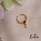 Beautiful Septum Nose Ring With Pearl Drop - No Piercing Required N72