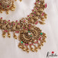Gorgeous Antique Peacock Motifs Temple Necklace With Bead Drops NC3139 (Available In 2 Colors)
