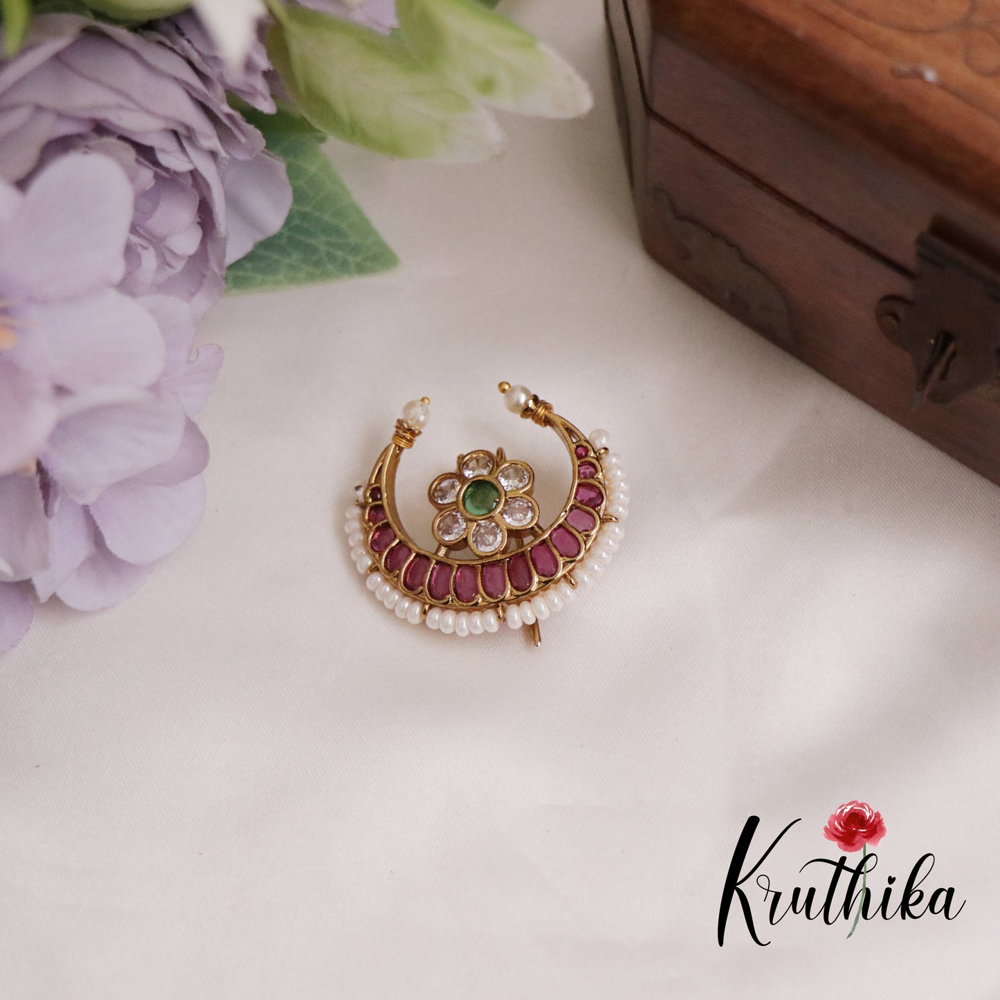 Beautiful Kemp Chandra Surya Hair Ornaments J201