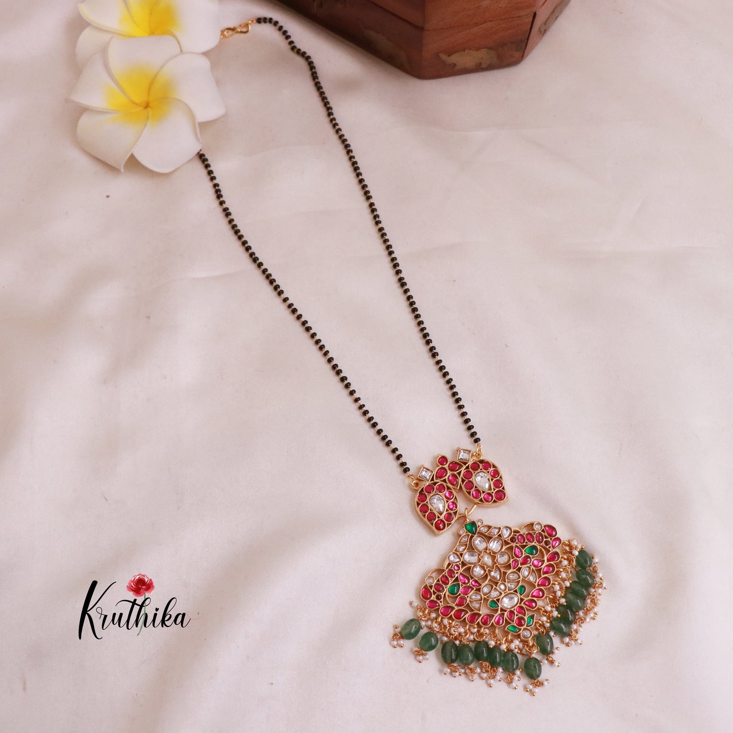Elegant Jadau Pendent Haaram Reversable LH1837