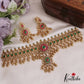 Gorgeous Teardrop Motifs Jadau Choker NC2725 (Available In 4 Colors)