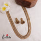 Premium Jadau Lakshmi Coin/Bottu Haaram LH1883 (Available in 4 Colours)