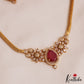 Classic AD Floral Motifs Necklace NC2805 (Available In 2 Colors)