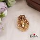 Beautiful AD Peacock Teardrop Motifs Saree Pin SP44