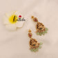 Premium Nagas Jadau Lakshmi necklace NC1786 (three color options)