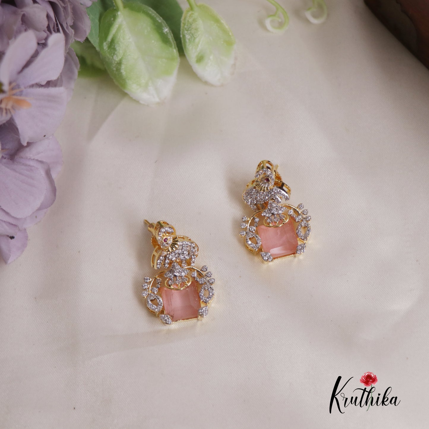 Elegant Victorian Elephant Pendant Set PS246 (Available In 5 Colours)