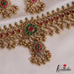 Gorgeous Teardrop Motifs Jadau Choker NC2725 (Available In 4 Colors)