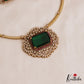 Pretty Geometric Motifs Gold-Tone Hasli Necklace NC2872
