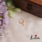 Simple Septum Nose Ring With Pearl Drop - No Piercing Required N70