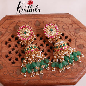 Premium Jadau Jhumkas E472