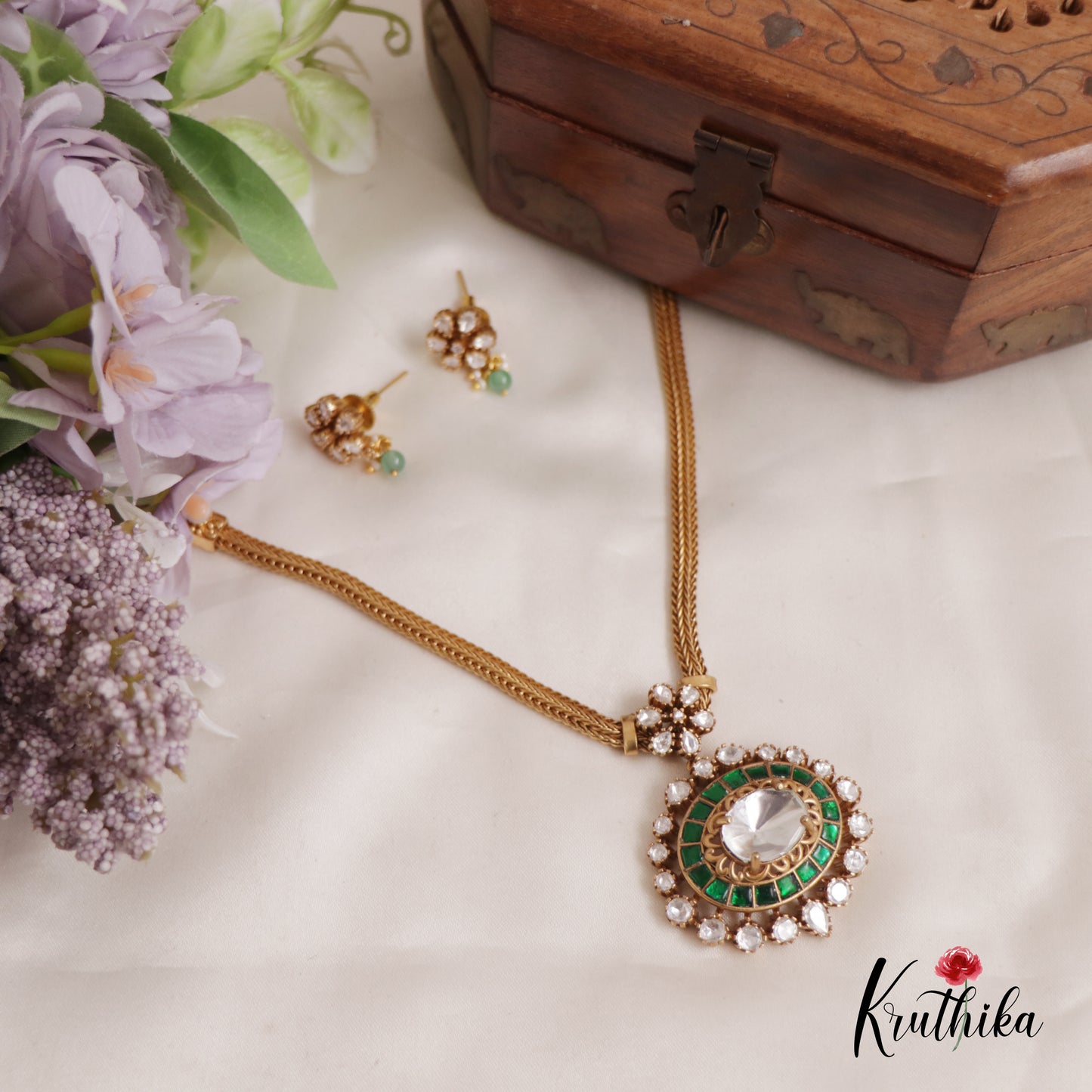 Stunning Moissanaite Chain Set NC2579 (Available In 3 Colours)