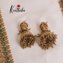 Premium Jadau Lakshmi Coin/Bottu Haaram LH1883 (Available in 4 Colours)