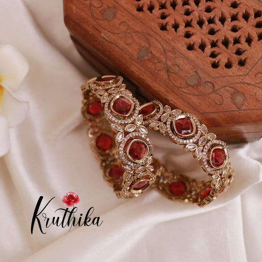 AD Victorian Ruby Bangles B170