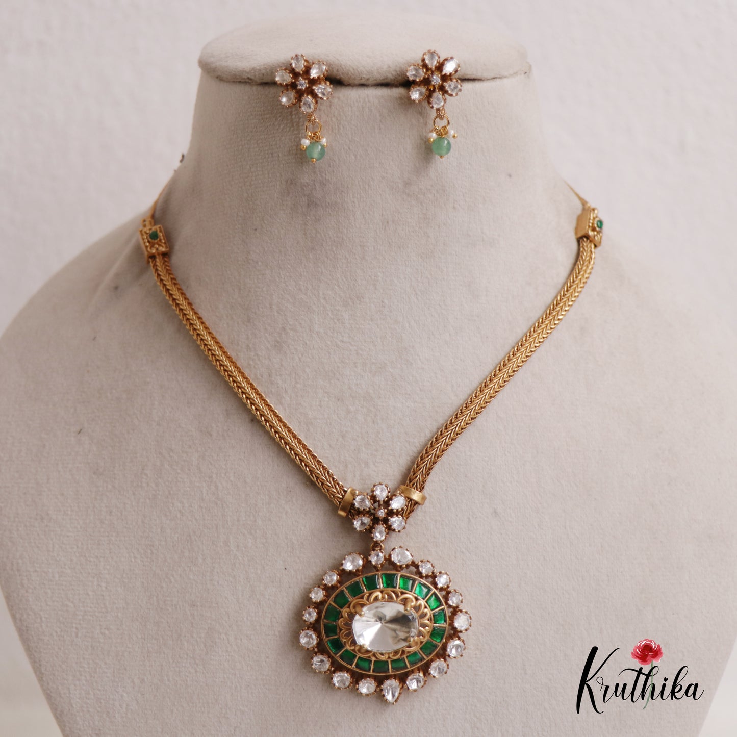 Stunning Moissanaite Chain Set NC2579 (Available In 3 Colours)