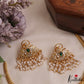 Gorgeous Peacock Motifs Jadau Hasli Necklace With Pearl Drops NC2970 (Available In 3 Colors)