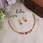 Trendy AD Hali Necklace NC2189