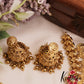 Beautiful Antique Peacock Motifs Kasu Jadau Choker NC2845 (Available In 2 Colors)