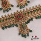 Gorgeous Teardrop Motifs Jadau Choker NC2725 (Available In 4 Colors)