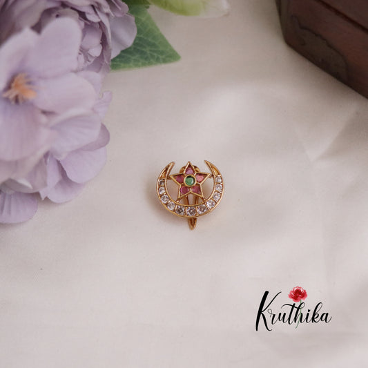 Simple Kemp Chandra Surya Hair Ornaments J203