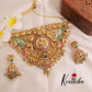 Gorgeous and Premium Jadau Lakshmi peacock choker NC1953