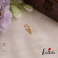 Simple Septum Nose Ring With Pearl Drop - No Piercing Required N74