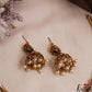 Elegant Leaf Motifs Jadau Hasli Necklace With Pearl Drops NC3008 (Available In 2 Colors)