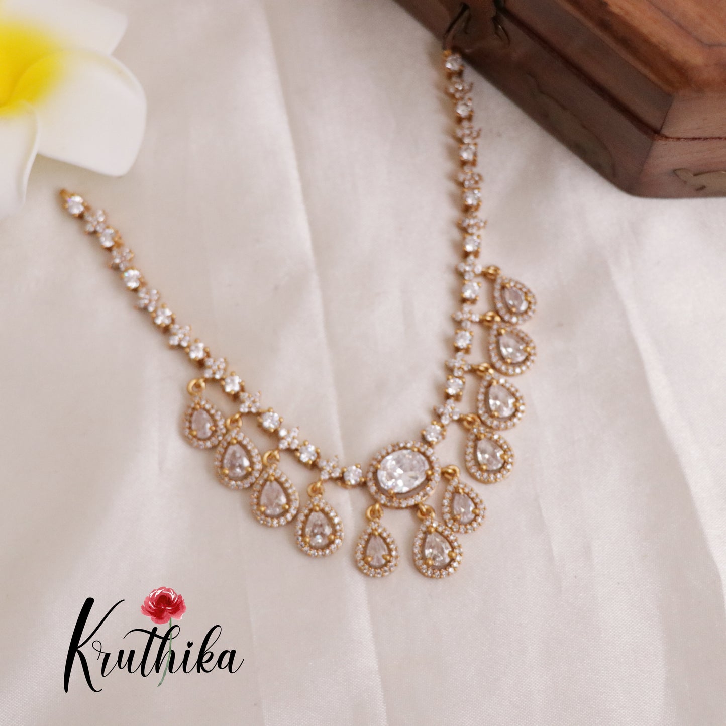 Pretty AD Necklace NC1913  [ Available in two colours]